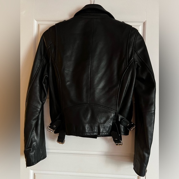 WALTER BAKER LEATHER JACKET, SIZE S, BLACK, PERFECT CONDITION, USED - Picture 6 of 9